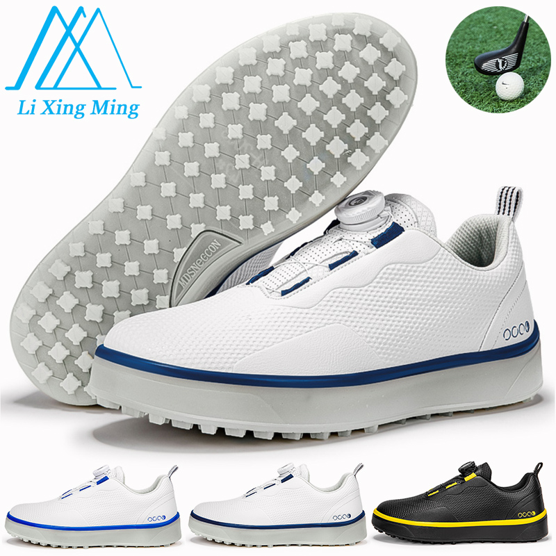 Golf Equipment Brands - รองเท้ากอล์ฟผู้ชายไซส์ใหญ่ถึง 47 # หัวเข็มขัดหมุน Professional Non